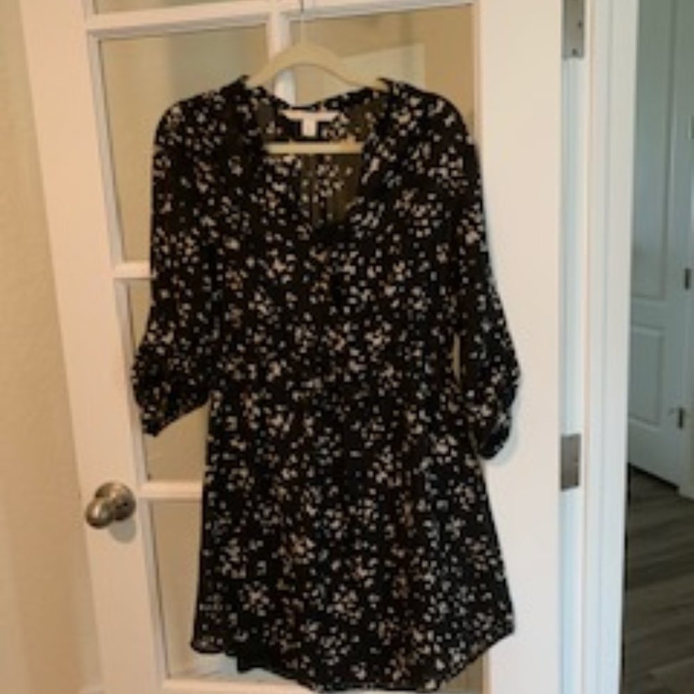 NWOT Black Lauren Conrad Dress w/ Full slip, Sz 14